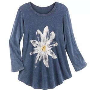 JESS & JANE LONG SLEEVE TUNIC SHIRT